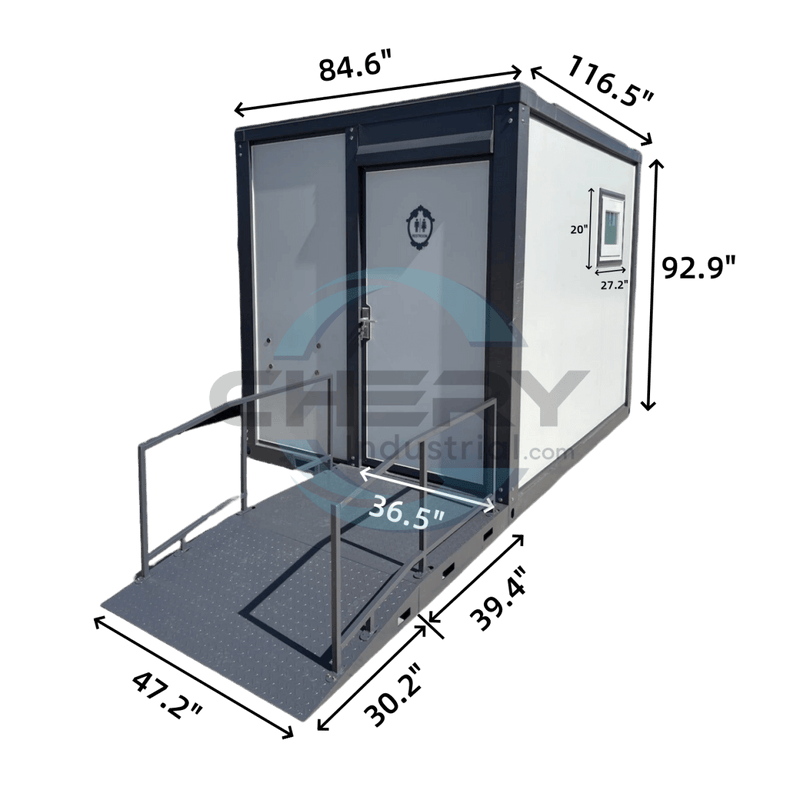 10ft Handicap-Accessible Portable Toilet