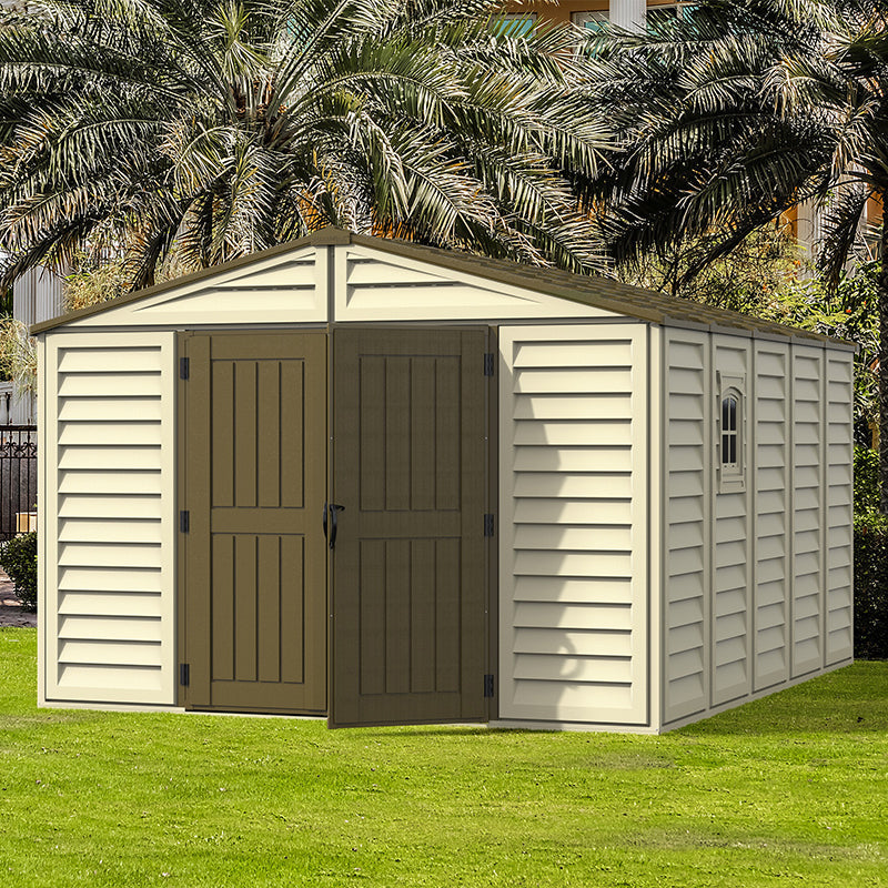 10x13 ft Plus Vinyl Storage Shed 10