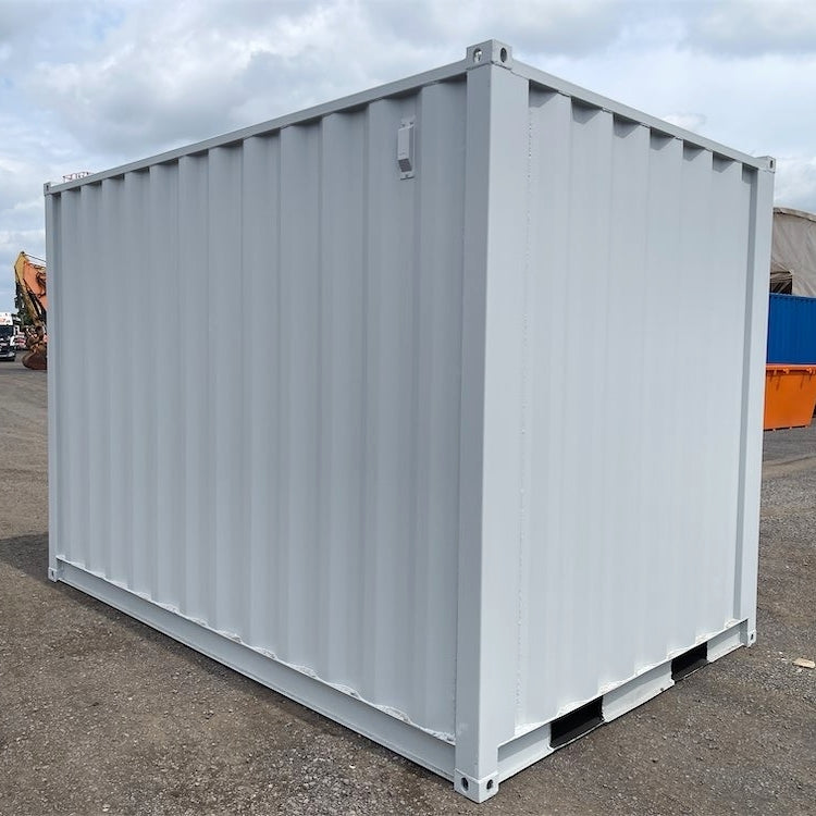 12' Small Cubic Shipping Container, Rollup Door