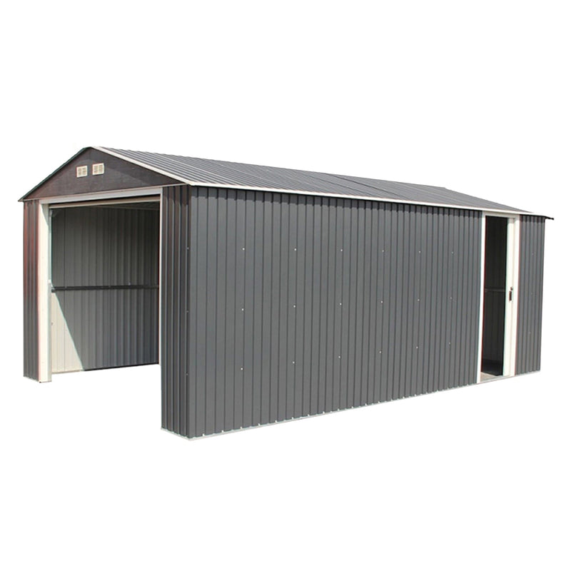 12x20ft Metal Garage Shed 14