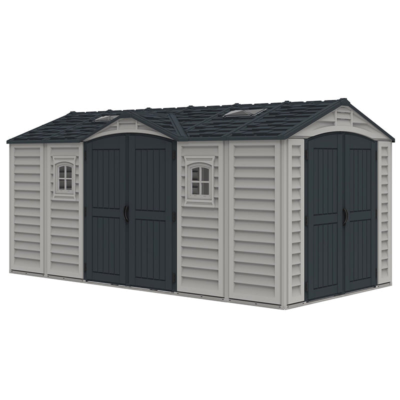 15×8 ft APEX PRO Storage Shed With Foundation Kit