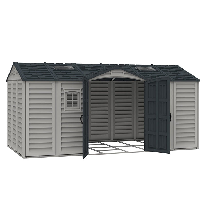 15×8 ft APEX PRO Storage Shed With Foundation Kit