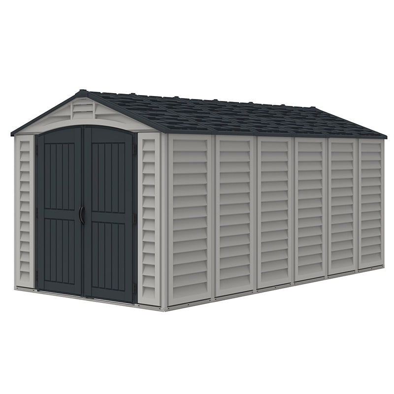 15×8 ft APEX PRO Storage Shed With Foundation Kit