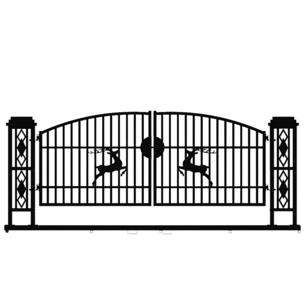 20ft IronGate Single Arch-deer#Style_Single Arc