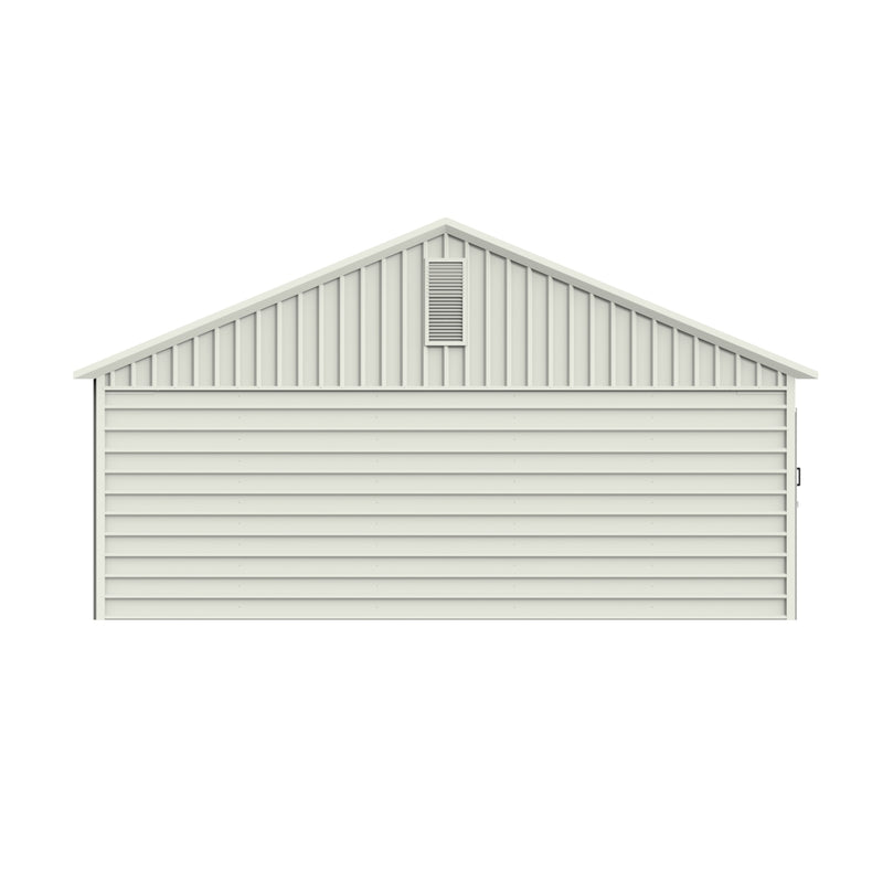 30' x 33' Double Garage Metal Shed with Side Entry Door