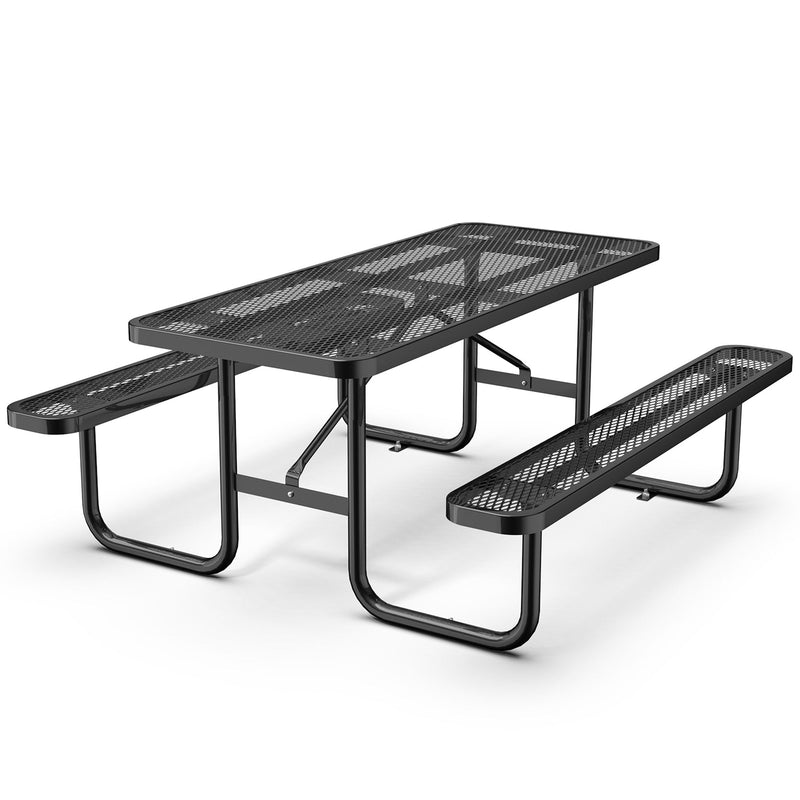 6 ft Metal Picnic Tables