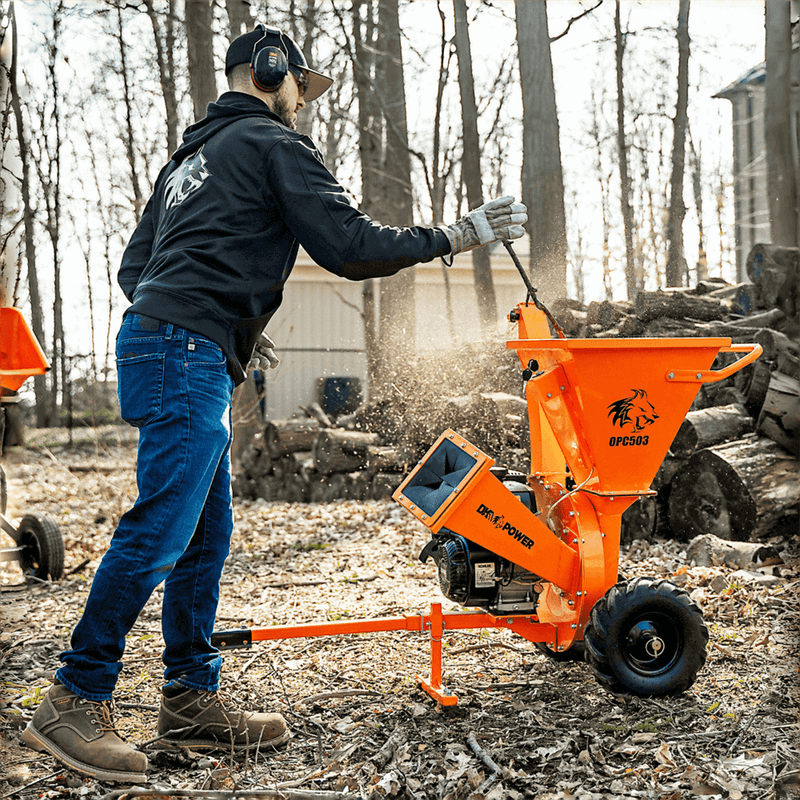 3" 7 HP 208cc Disk Chipper Shredder