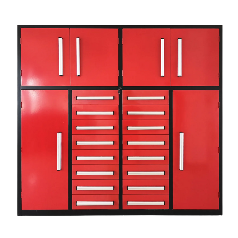 7' Garage Storage Cabinets (16 Drawers)