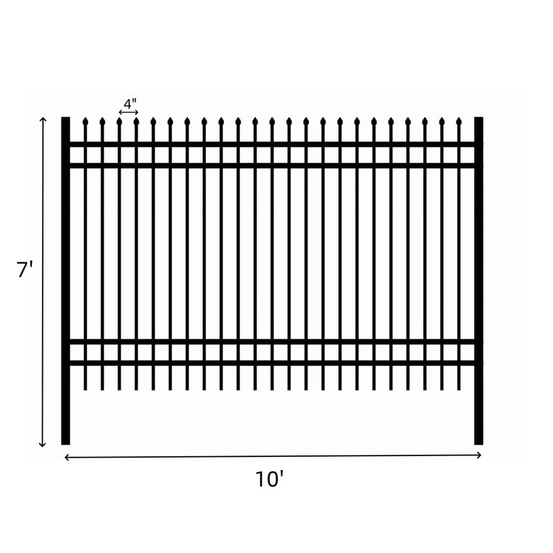 30 Wrought Iron Site Fencing Dimension