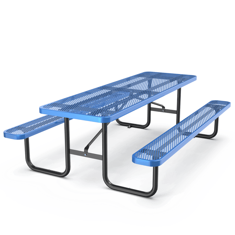 8 ft Metal Picnic Tables