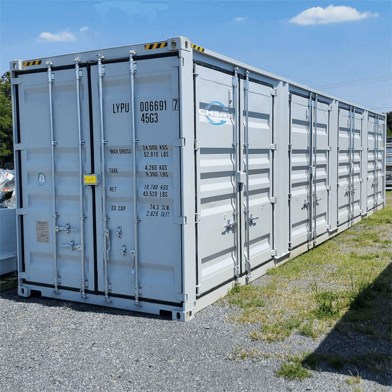 [AS-IS] 40ft Shipping Container with 4 Side Doors, Unused