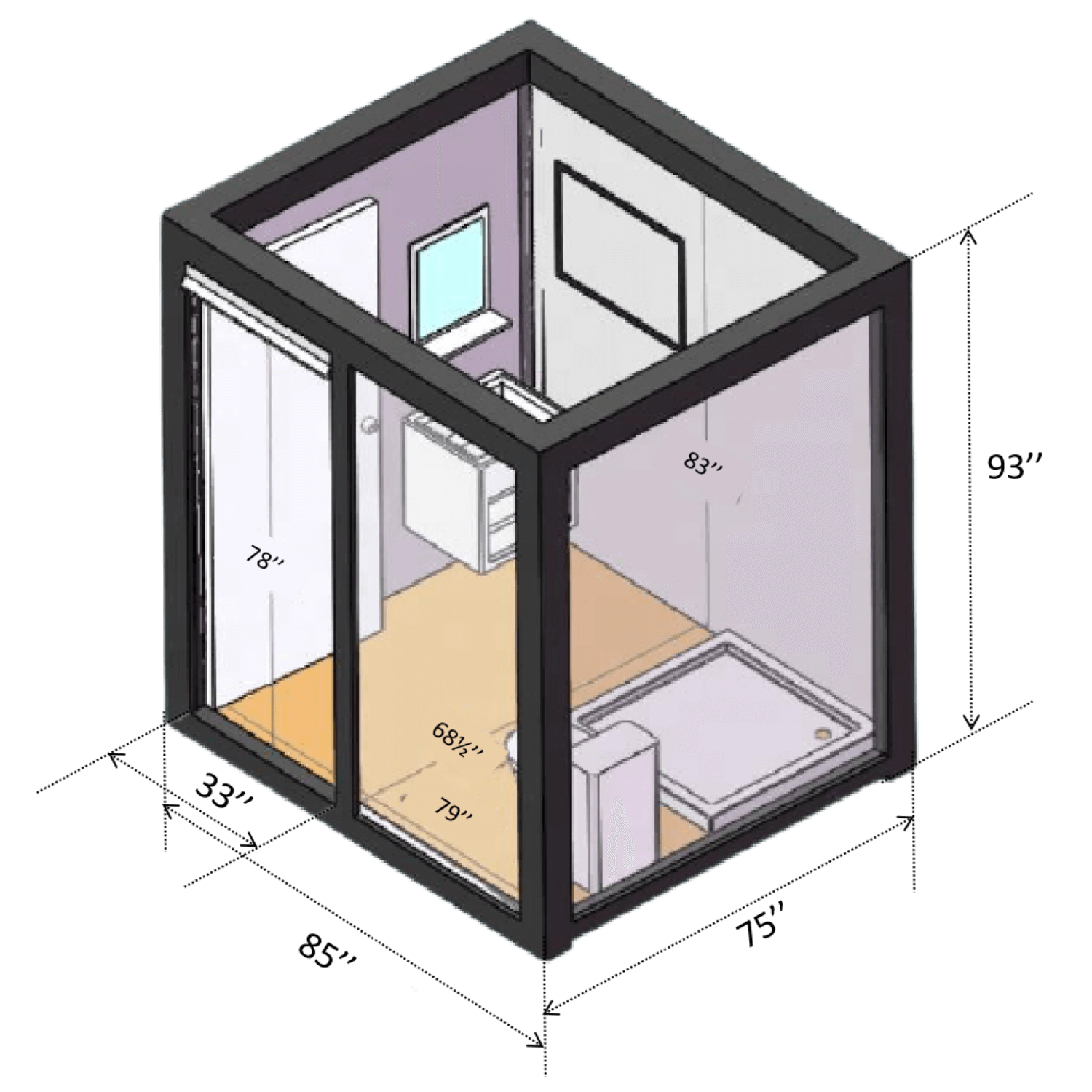 [AS-IS] Portable Restroom w/ Showers