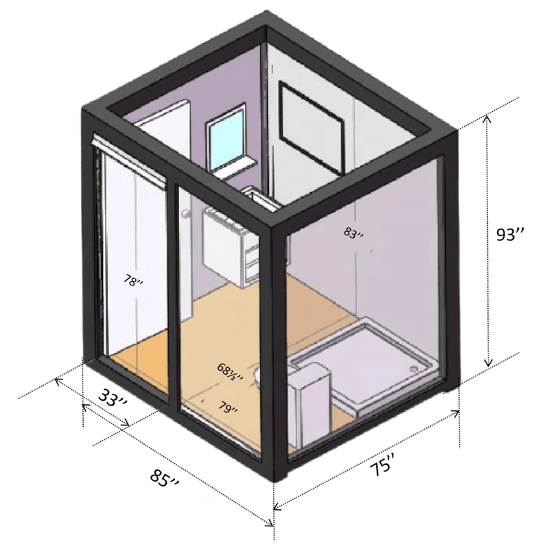 [AS-IS] Portable Restroom w/ Showers