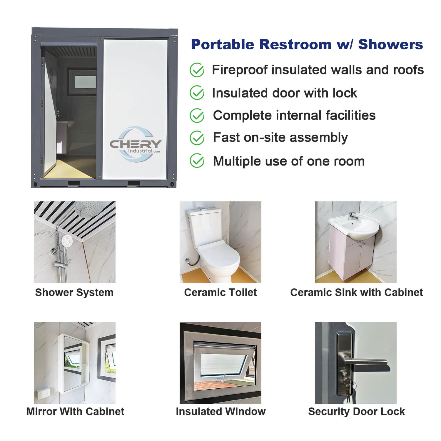 [AS-IS] Portable Restroom w/ Showers