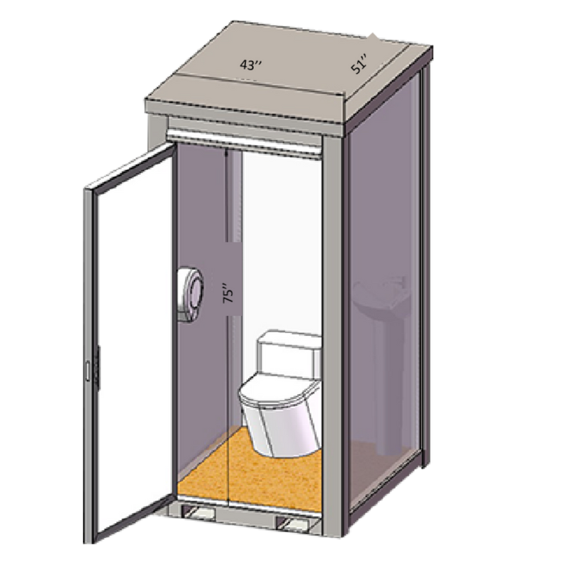 [AS-IS] Portable Restroom w/ Sink