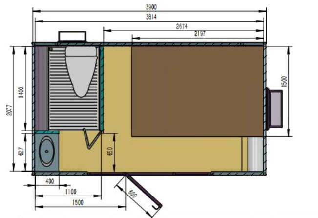 [CLEARANCE] 13ft Outdoor Working Tiny House with Bedroom