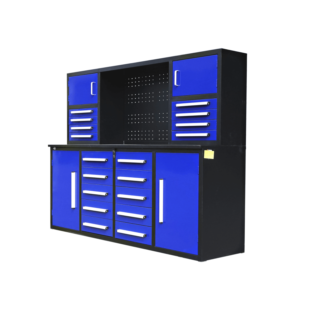 [BARGAIN] 7' Garage Storage Cabinet with 18 Drawers#color_Blue