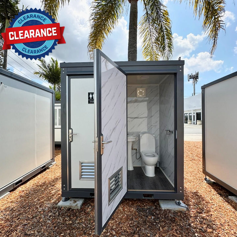 [CLEARANCE] 2 Stalls Portable Toilet with Sink