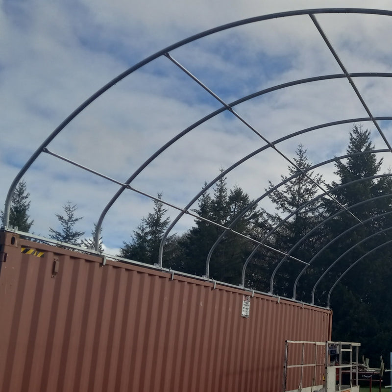 [CLEARANCE] 20' x 40' 15oz PVC Fabric Container Shelter