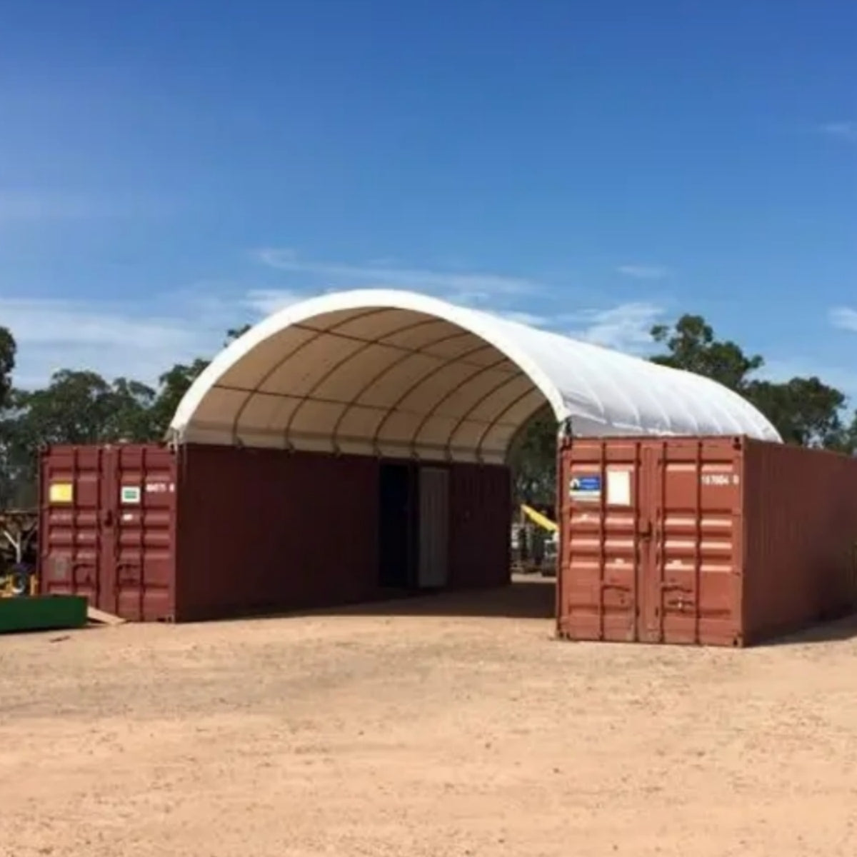 [CLEARANCE] 20' x 40' 15oz PVC Fabric Container Shelter