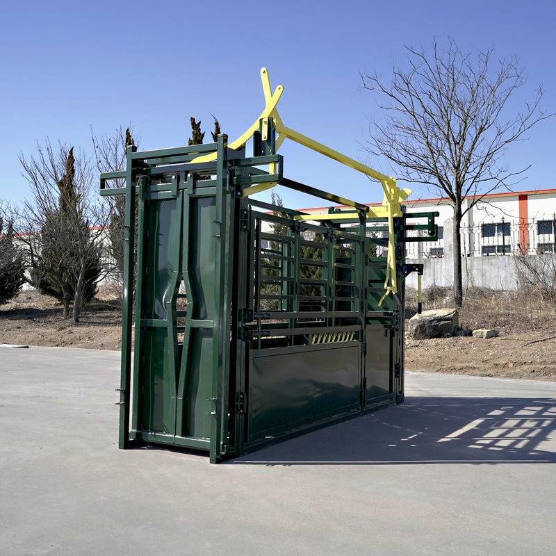 Cattle Squeeze Chute Manual Headgate