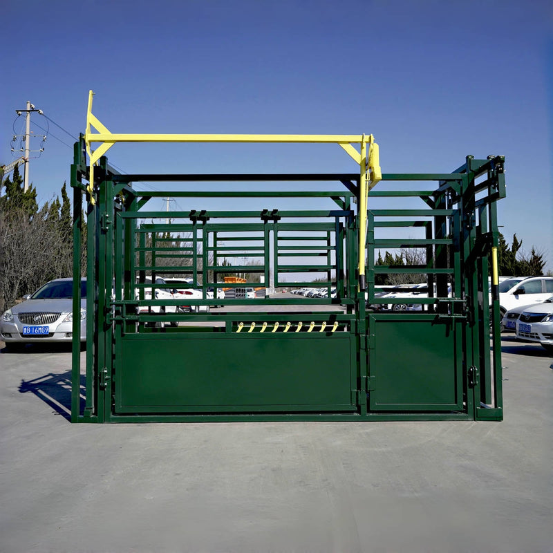 Cattle Squeeze Chute Manual Headgate