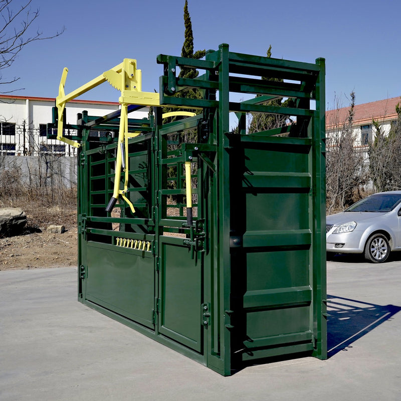 Cattle Squeeze Chute Manual Headgate