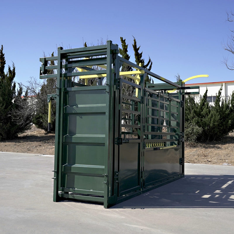 Cattle Squeeze Chute Manual Headgate