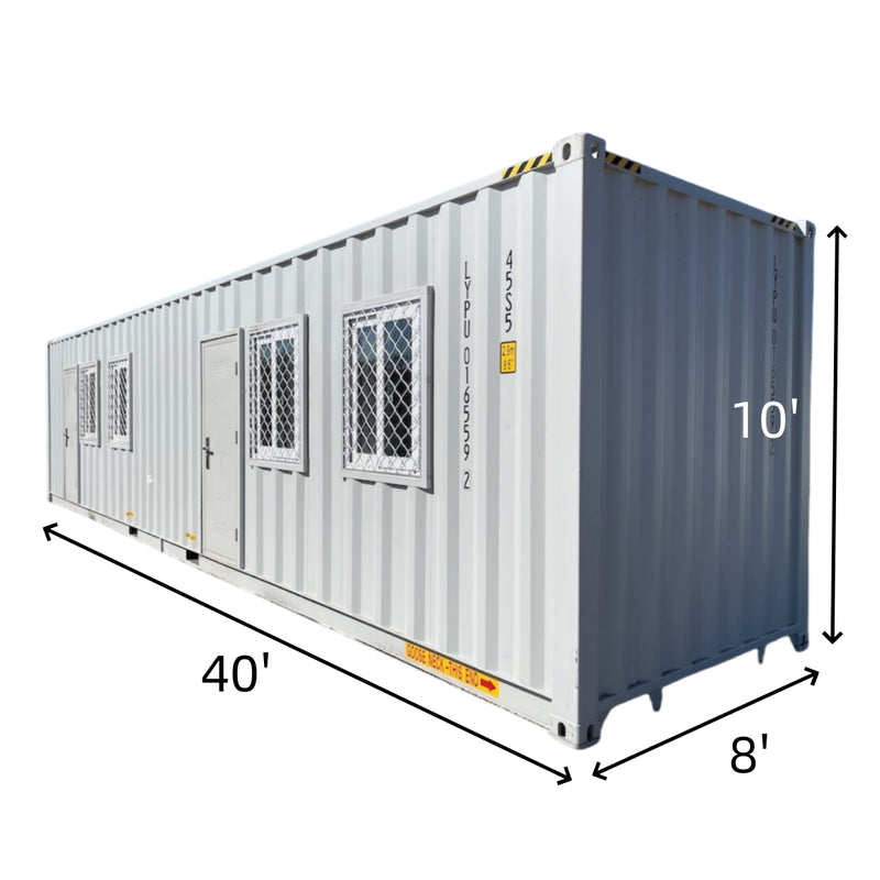 [CLEARANCE] 40ft Container House with 2 Individual Bedrooms