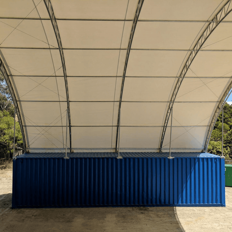 Shipping Container Canopy Shelter Double Truss 40'x40'