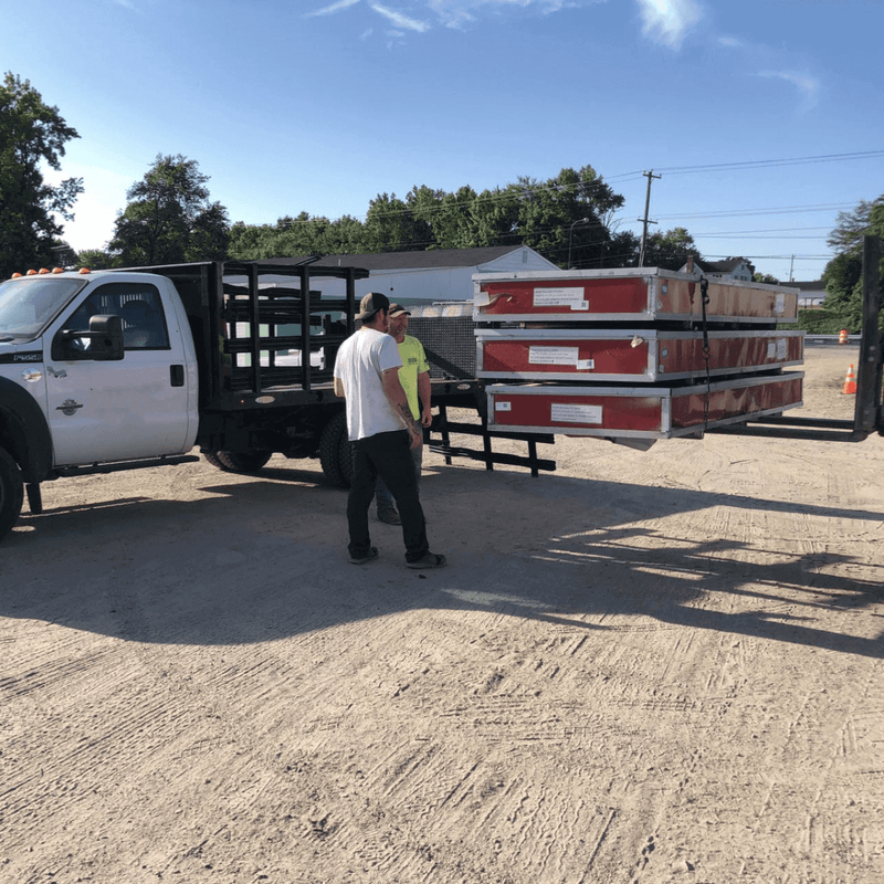 [AS-IS] Back Wall for Container Canopy 40'x40'x15'