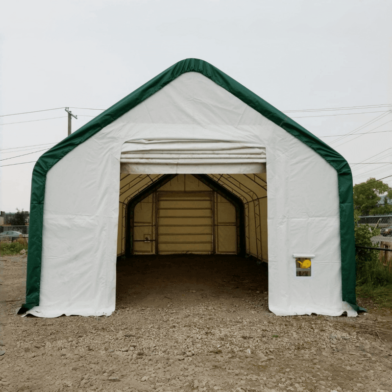 Double Truss Storage Shelter W20'xL33'xH16'