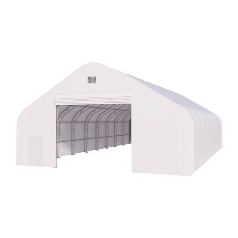 Double Truss Storage Shelter W70'xL120'xH28'