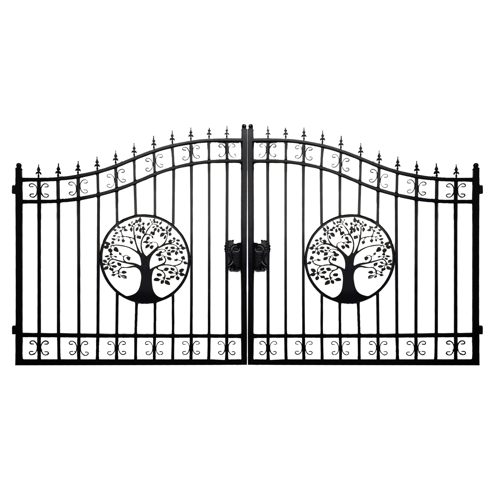 Iron Gate for Driveway #design_Tree