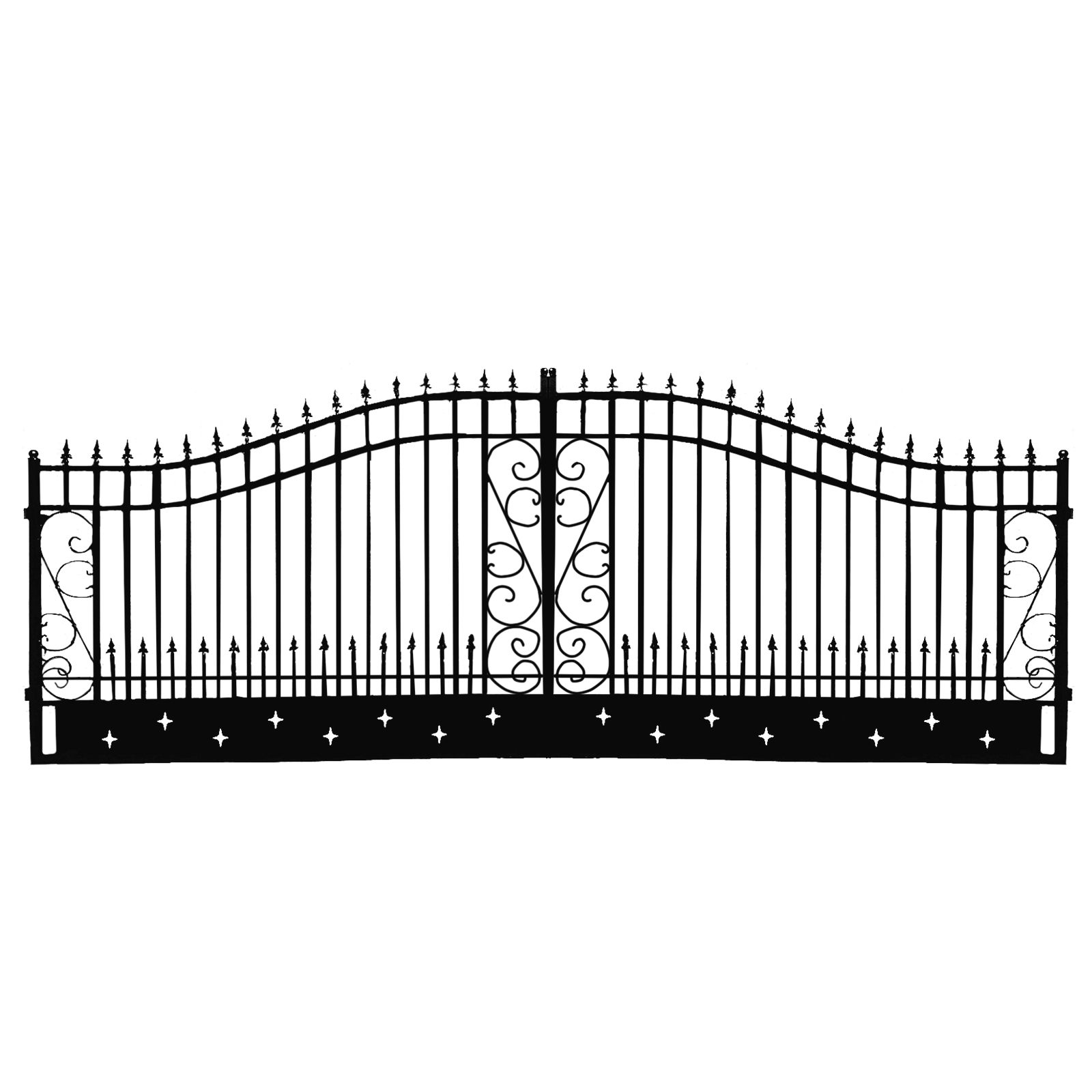 Iron Gate for Driveway #design_Star