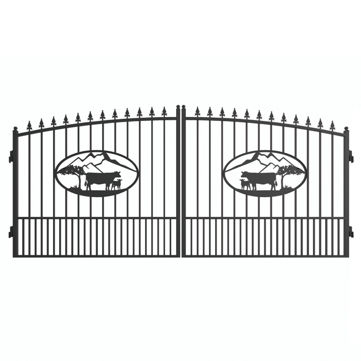 Iron Gate for Driveway #design_Ox