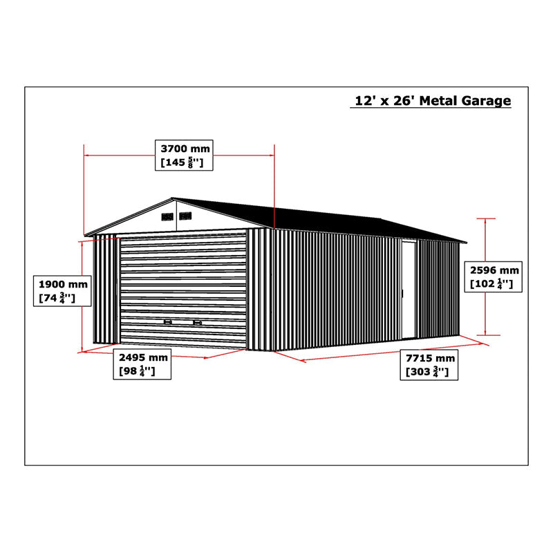 DuraMax_12x26_ft_Metal_Garage_Shed_012