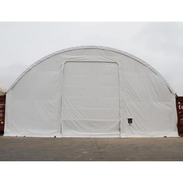 Front cover with Winch door for Shipping Container Canopy Shelter  40'x40'x11'