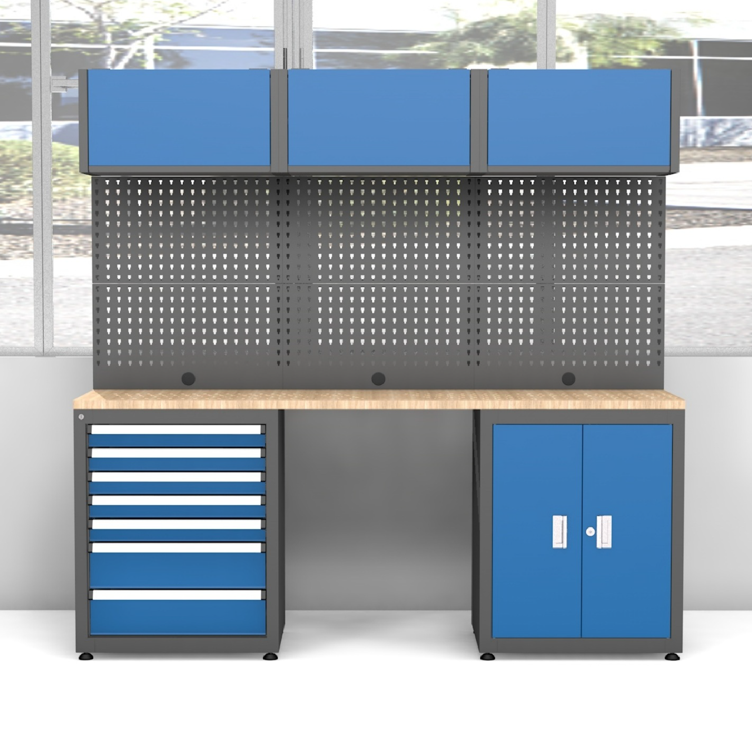 Heavy Duty Ready-to-assemble Steel Garage Storage System 108C