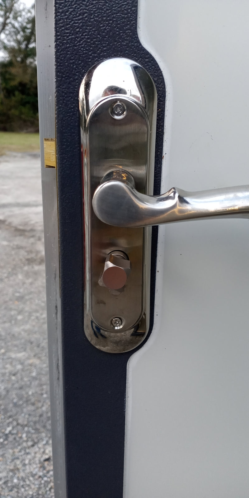 Lock for Portable Restroom, Unique Key