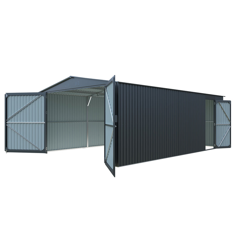 Upgraded Metal Storage Shed 13'x20' Plus