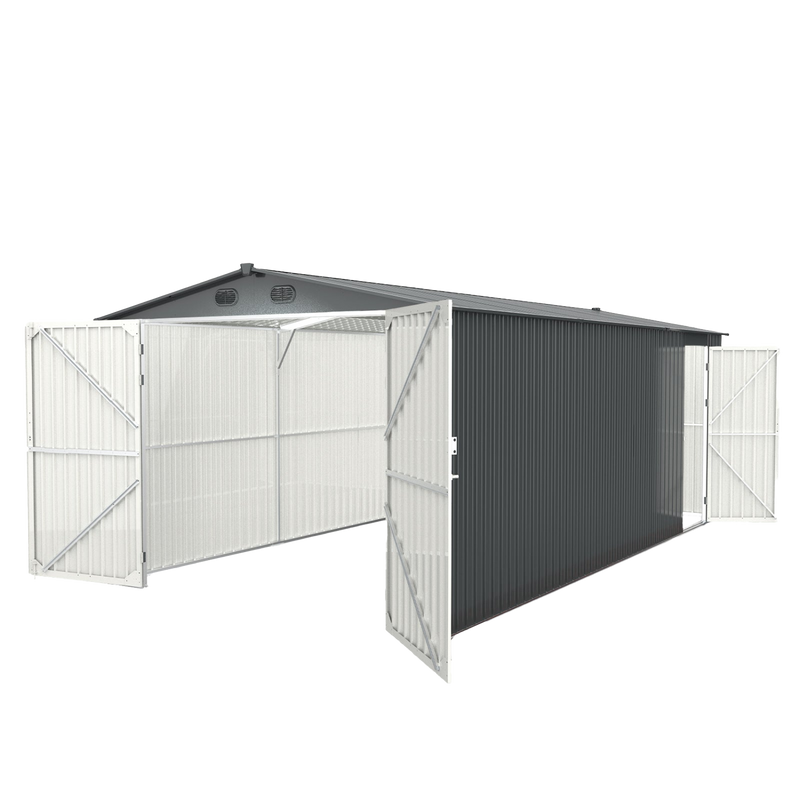 CHERY INDUSTRIAL Metal Storage Shed 10'x20'