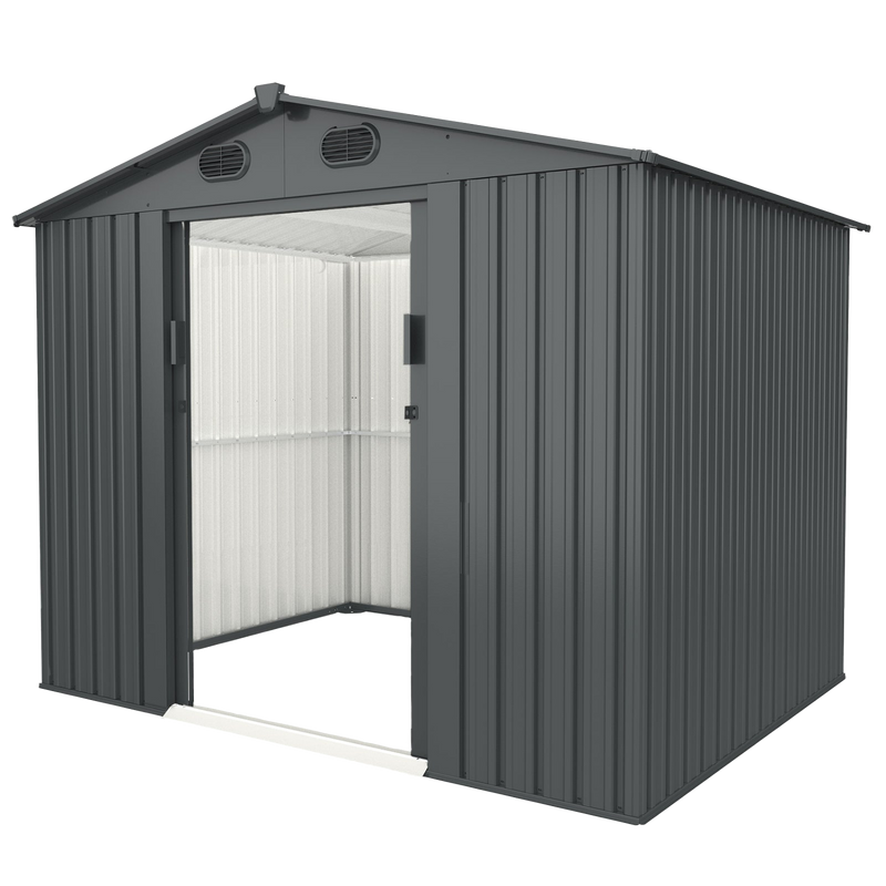 CHERY INDUSTRIAL Metal Storage Shed 8'x6'