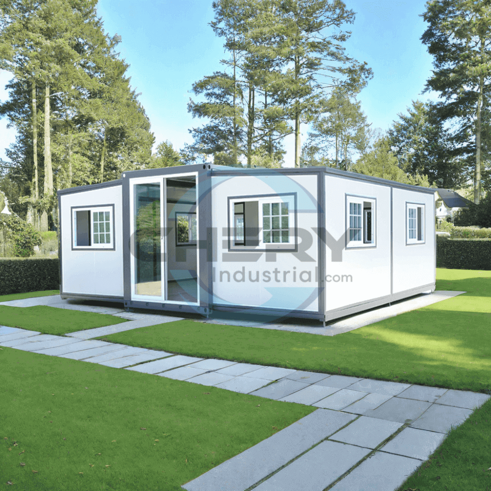 Expandable Prefab House 19ft x 20ft with Cabinet