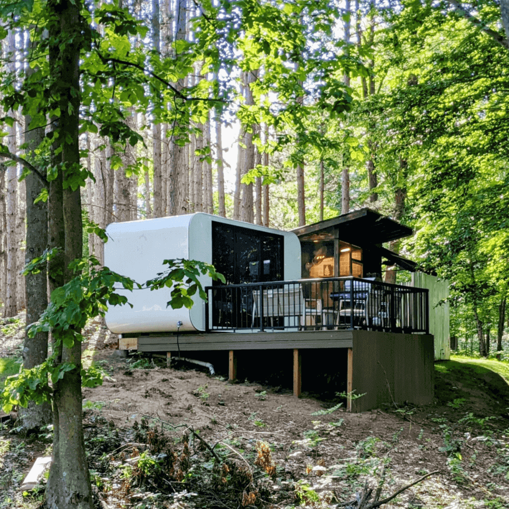 Outdoor Living and Working Tiny House 13ft