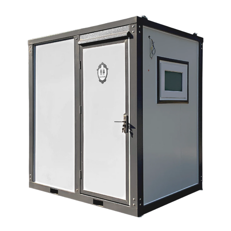 Bastone Portable Toilet with Shower Curtain Style