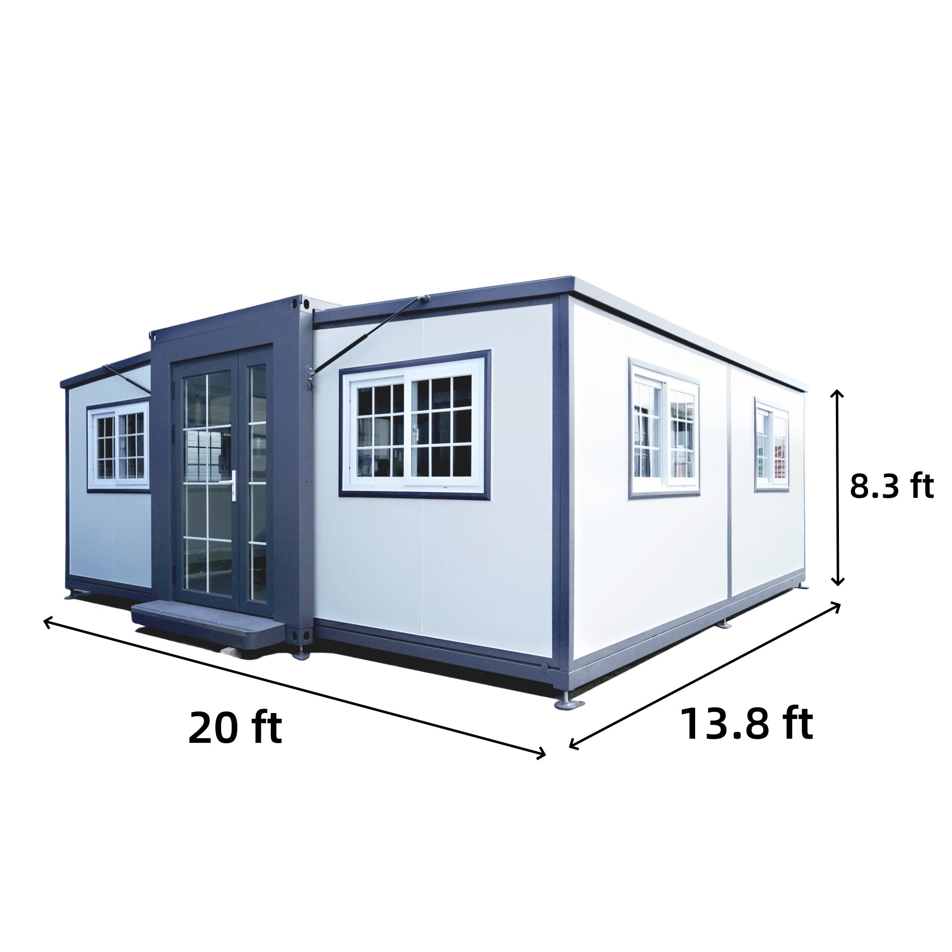 Mobile Expandable Prefab House 13ft x 20ft