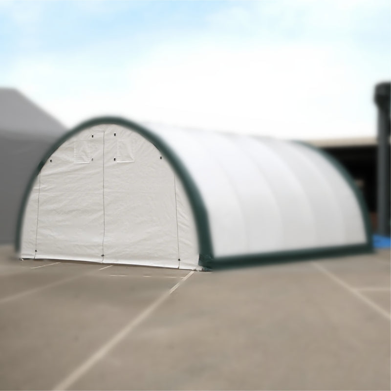 Front and Rear Panel with Zipper Rollup Door for Storage Shelter 20'x42'x12'