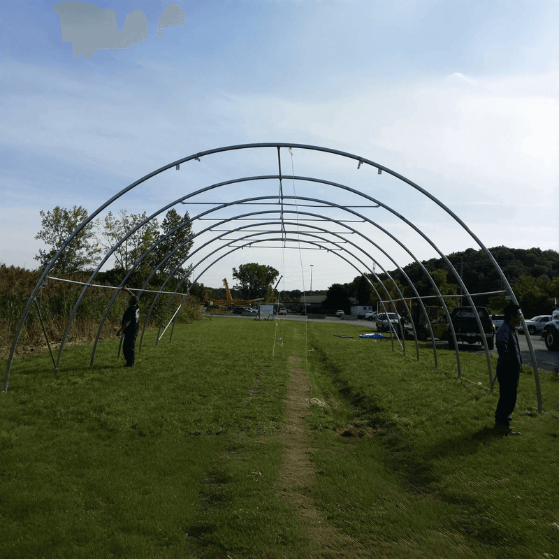 Single Truss Arch Storage Shelter W30'xL40'xH15'