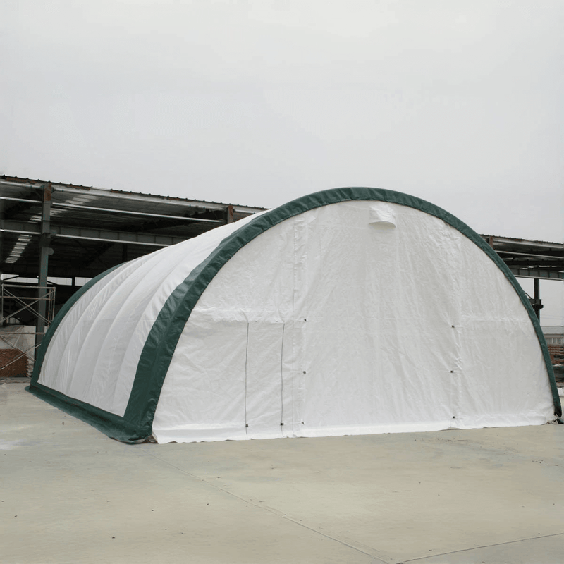 Single Truss Arch Storage Shelter W30'xL65'xH15'